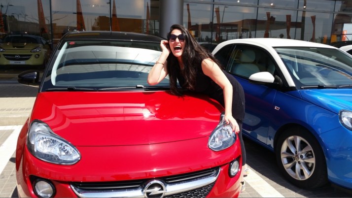 סיבוב דאווין עם אופל אדם Opel Adam