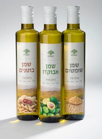שלושה שמנים חדשים מבית "טעמים": שמן בוטנים בכבישה קרה, שמן שומשום בכבישה קרה ושמן אבוקדו בטעם מעודן