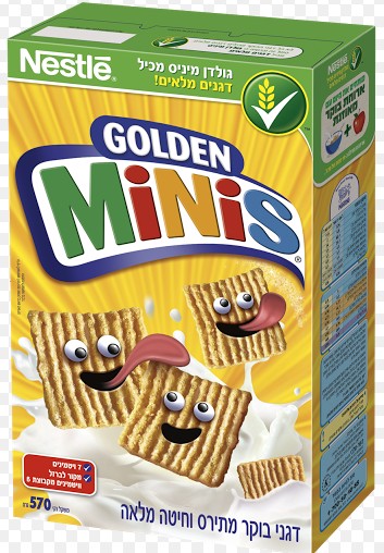 חדש מנסטלה: גולדן מיניס - דגני בוקר מתירס וחיטה מלאה במתיקות מעודנת