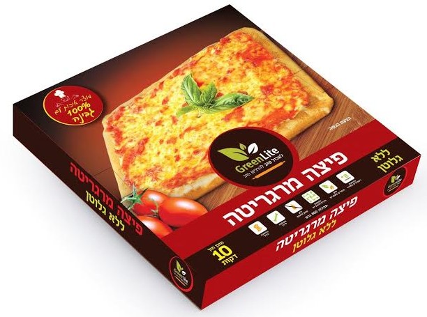 חברת "גרין לייט" משיקה: פיצה מרגריטה ללא גלוטן