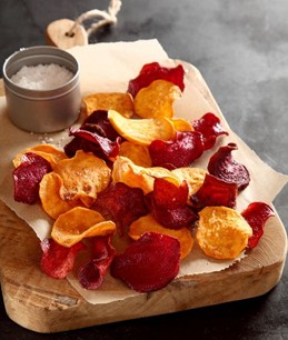 אופק חדש - ייבוא מוצרים לאורח חיים בריא מתכון צ'יפס סלק