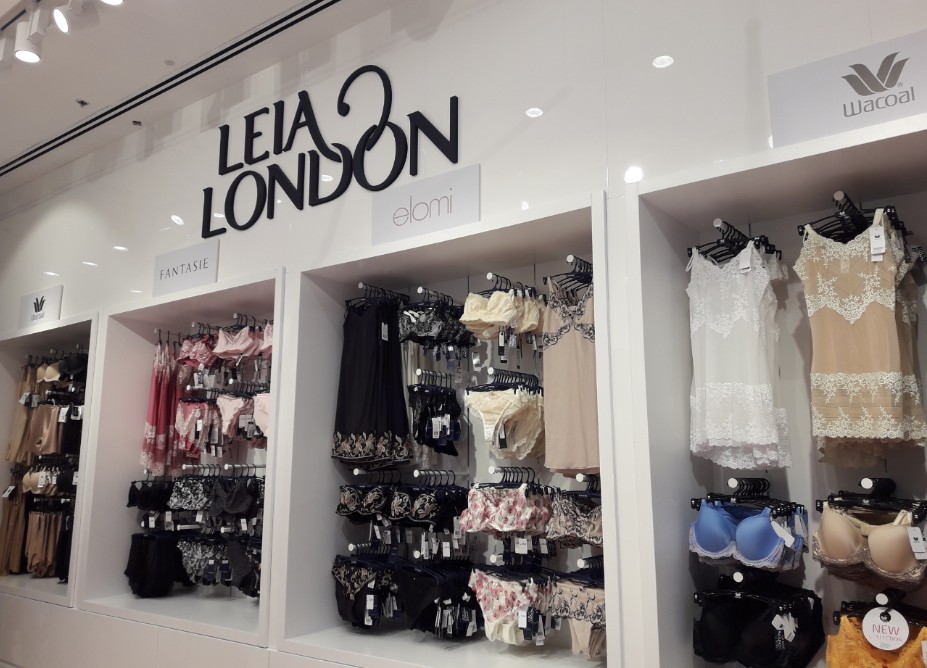 סניף חדש לרשת ליה לונדון Leia London בקניון האופנה גינדי TLV