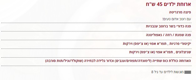תפריט חדש למסעדת סילו בחולון Silo