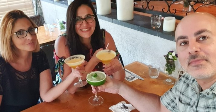 קוקטיילים משובחים מסעדת טיביס של שף חיים טיבי בחוות ורד הגליל