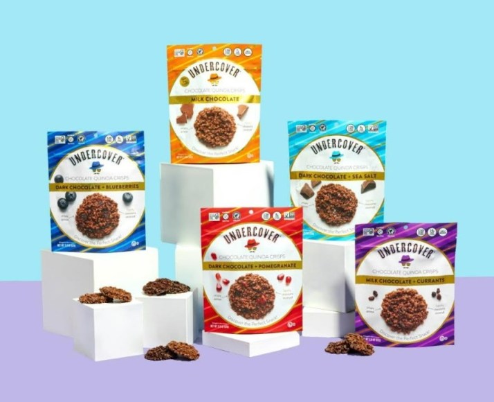 מותג חטיפי הקינואה שוקולד המהפכני UNDERCOVER מגיע לישראל