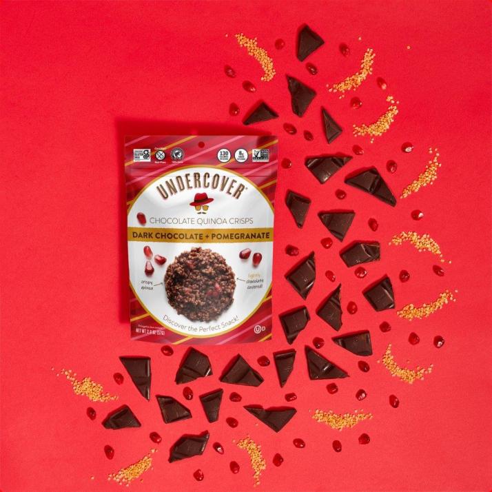 חטיף שוקולד מריר קינואה ורימונים של Undercover